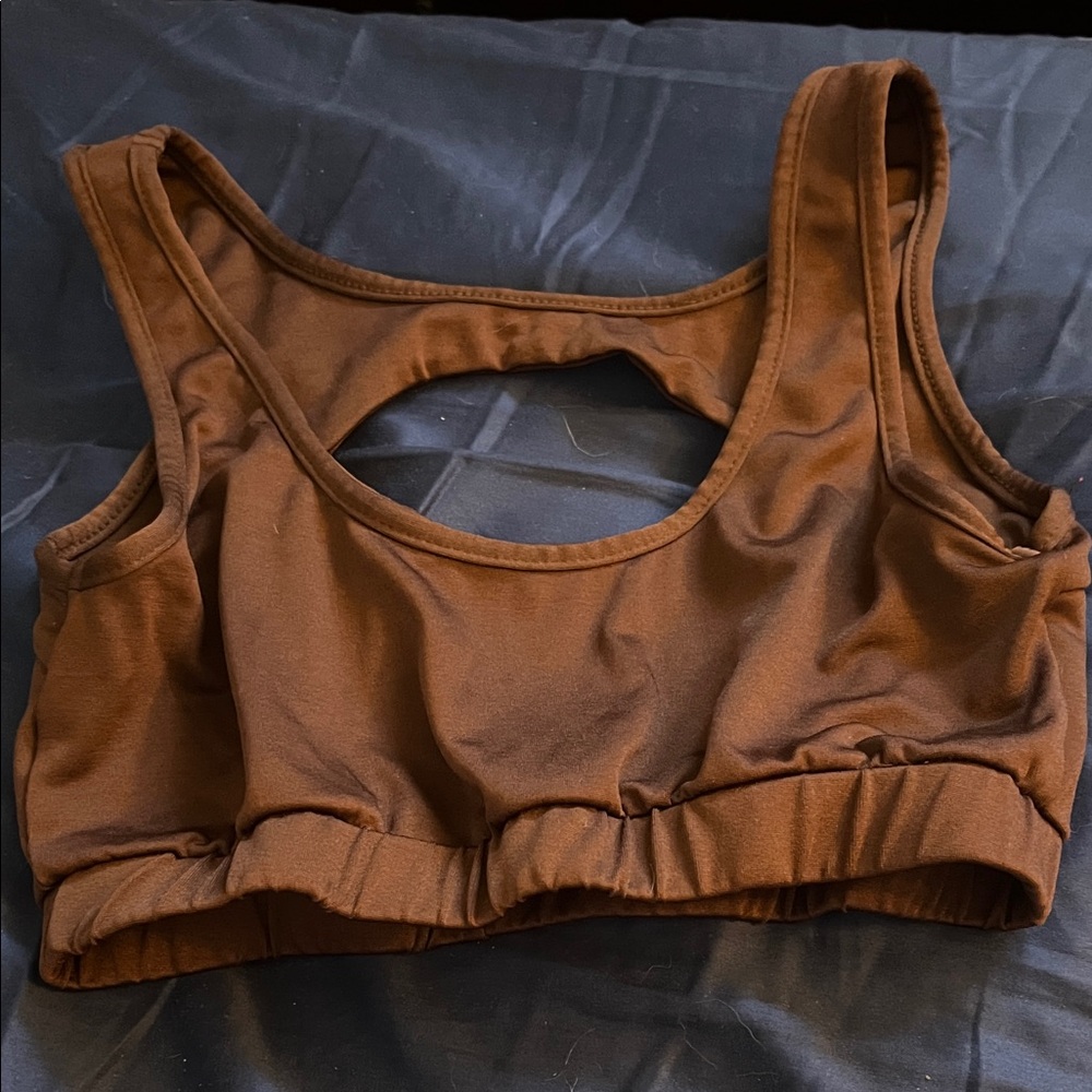 Women's Brown Sports Bra